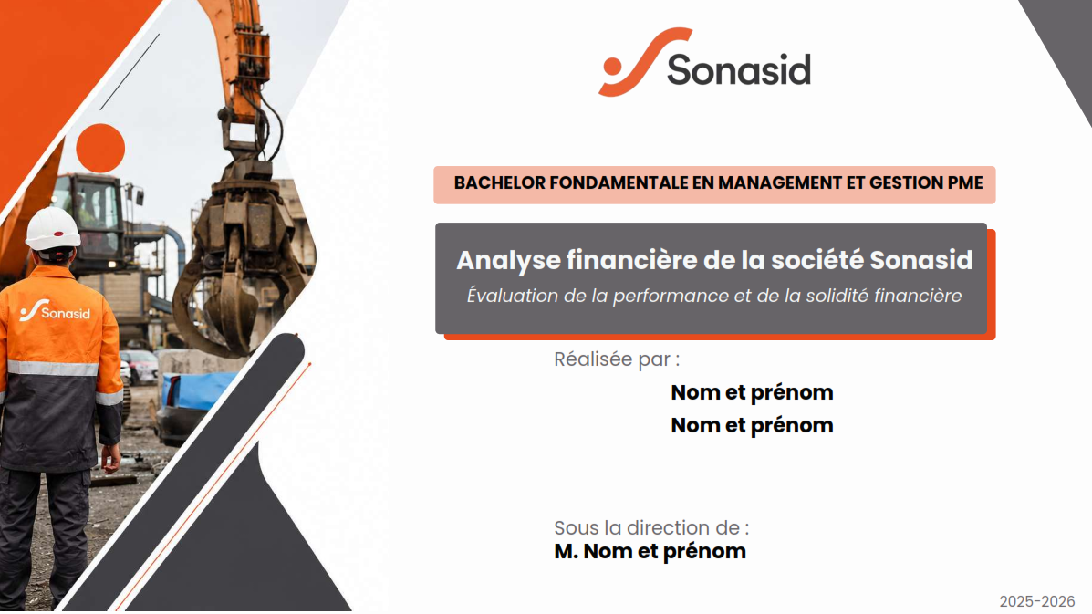 SONASID Presentation Slide